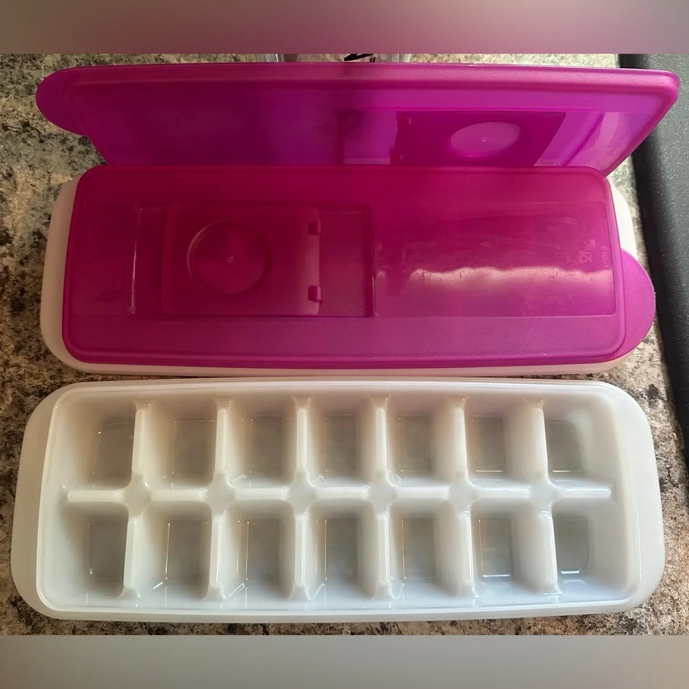 ❄️ Vintage 90s Tupperware Ice Cube Trays (Set of 2) – Cool Like the ’90s ❄️